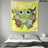 Keroro Wall Tapestry Aesthetic Wall Hanging Printed Fabric Blanket Decorative Tapestries for Bedroom Living Room Home Decor