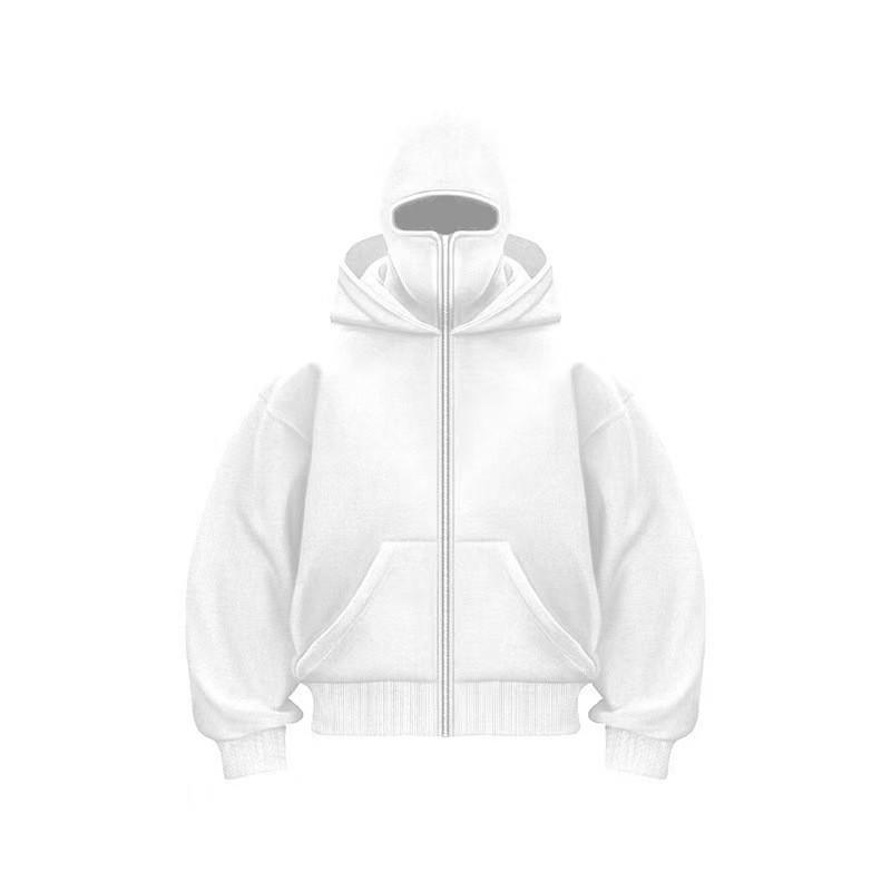 Unisex Double Hooded Zip-Up Sweatshirt for All Seasons
