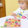 Wooden Puzzle Montessori Toys for Baby 1 2 3 Years Old Kids Alphabet Number Shape Matching Games Children Early Educational Toys