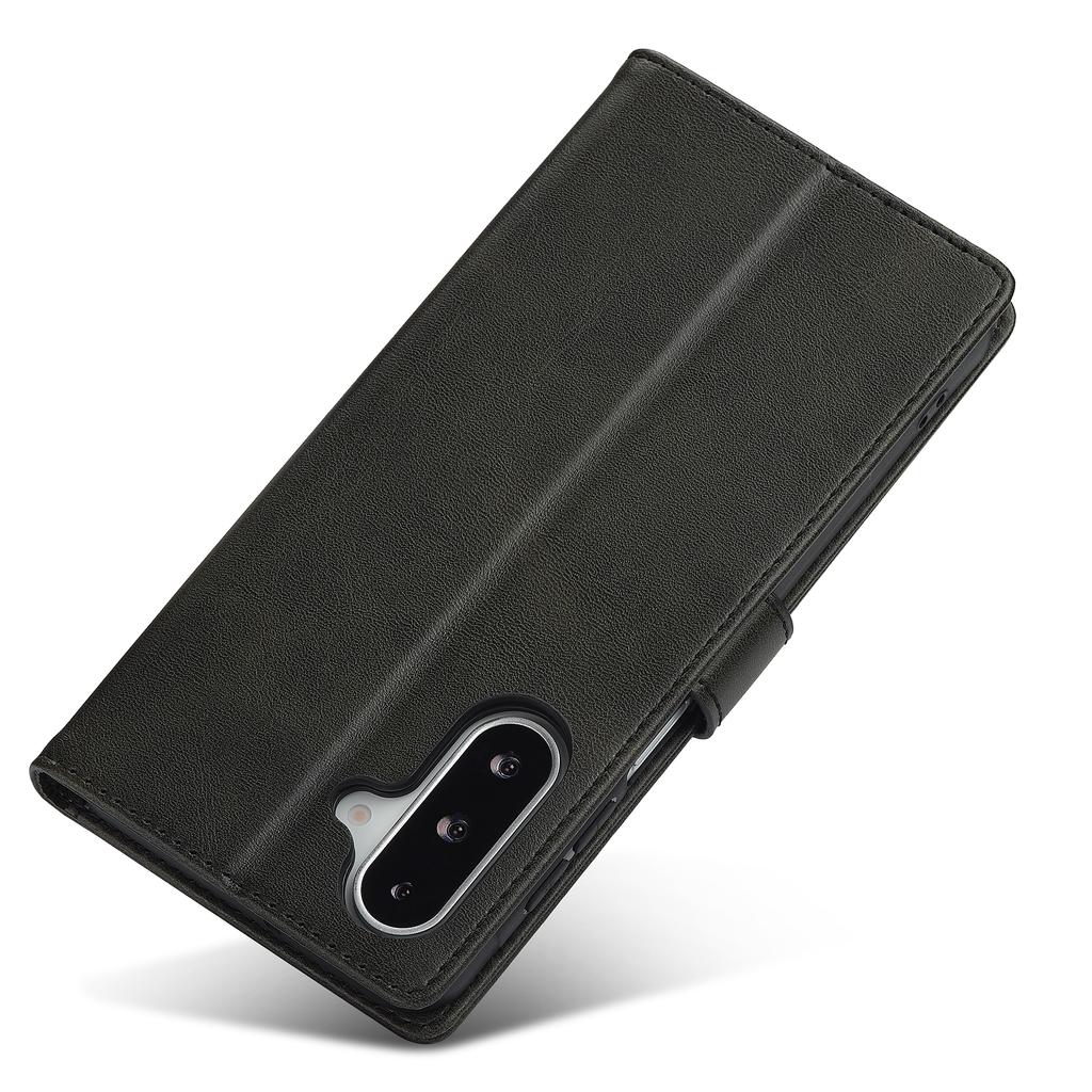 LC.IMEEKE For Samsung Galaxy A17 Case Calf Texture PU Leather Stand Wallet Phone Cover