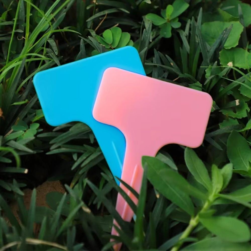100PCS Waterproof Nursery Garden Plant Tags Moisture-proof Markers Label T-type Tags  Garden