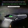 Induction Cap Lamp Night Fishing Headlights Rechargeable Strong Light Super Bright LED Waterproof Bait Lamp with Hat Brim