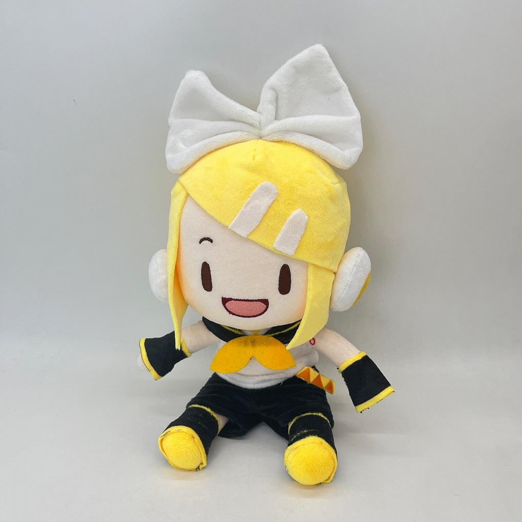 Hot New 28cm  Rin Len Q Version Kawaii Action Figure High Quality Model Doll Plush Toys Gifts