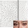 325 Pearl Rhinestone Stickers for Eye Makeup and Nail Art