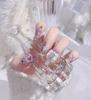 Premium Long Sparkle Handmade Faux Nails - Brightening Nail Art Stickers