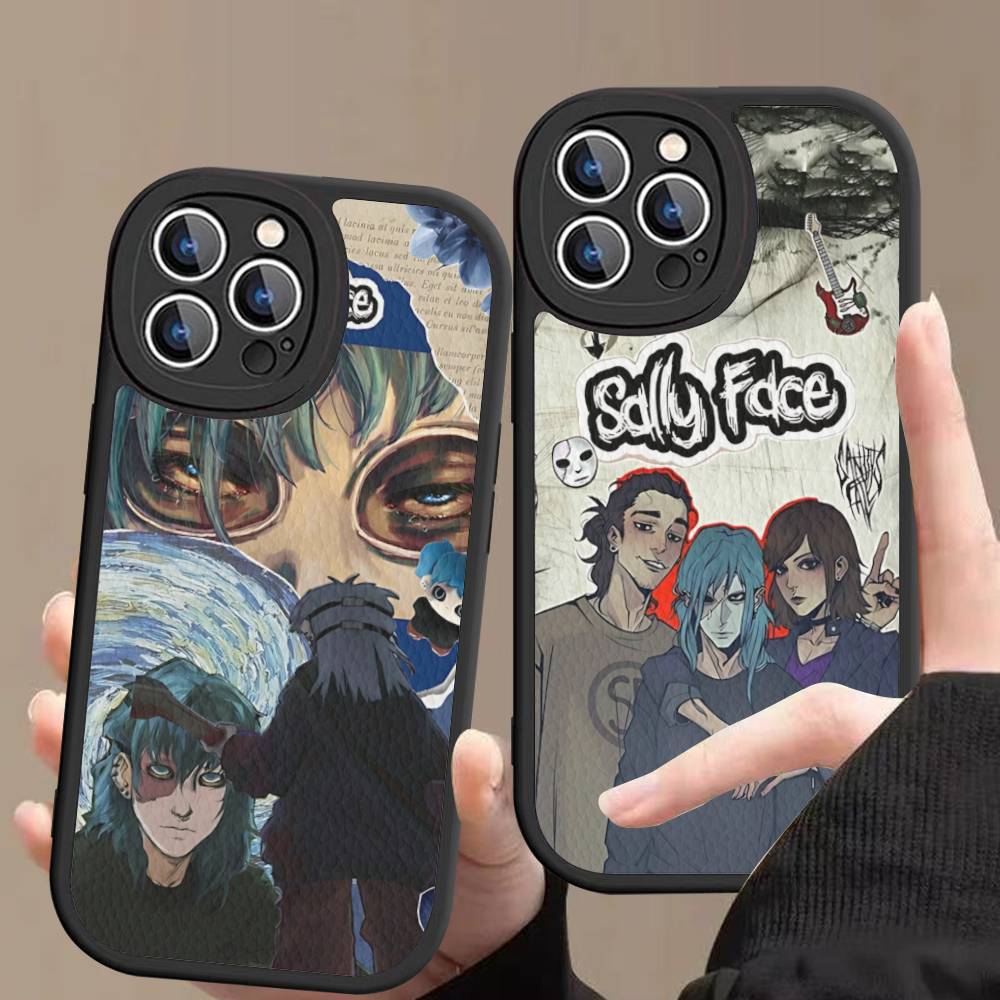 Horror S-Sally F-Face Suspense Game Phone Case Hard Leather For IPhone 14 13 16 Mini 15 14 11 12 Pro Max Plus Fundas