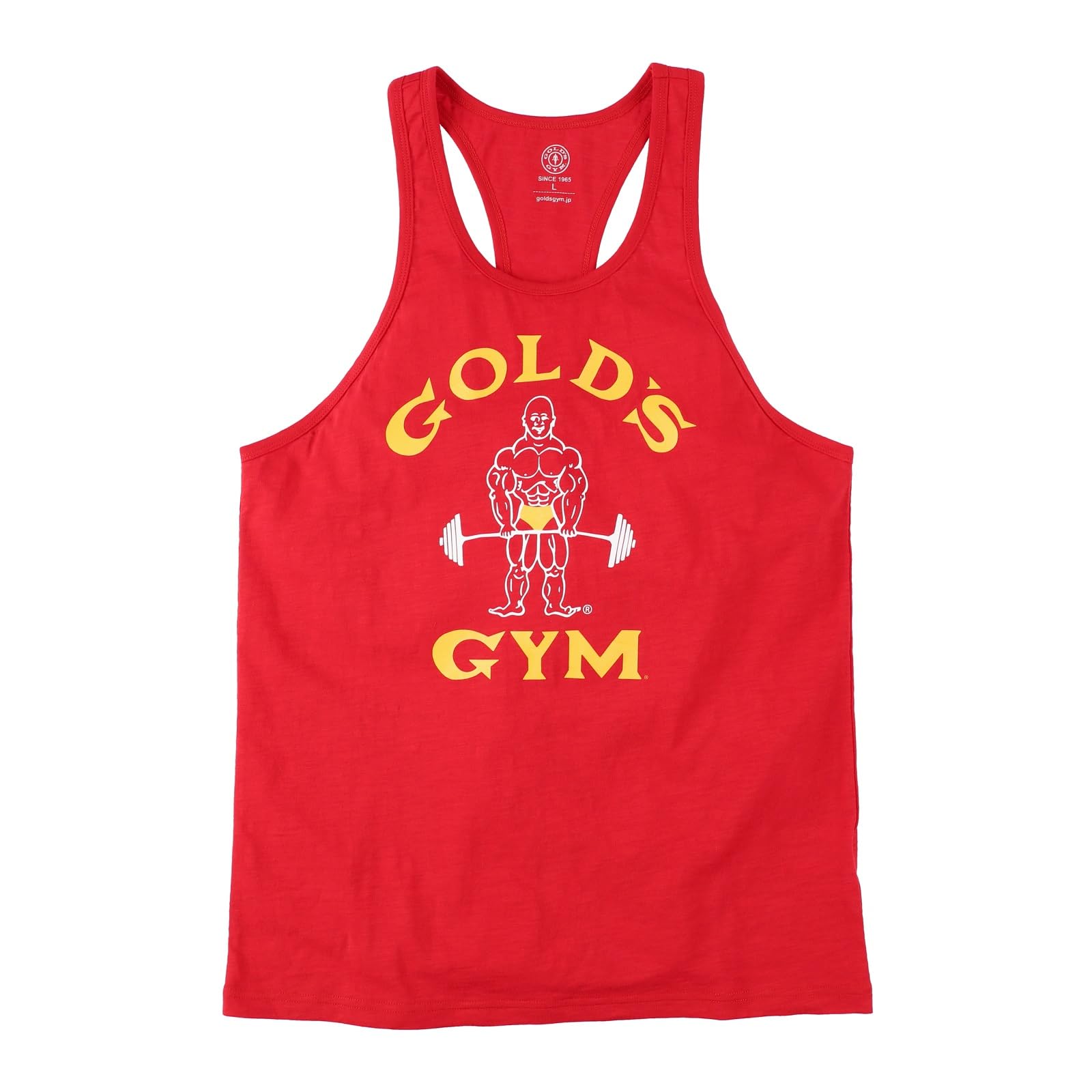 

GOLD S GYM Cotton Slub Tank Top (Classic J) RD (M)