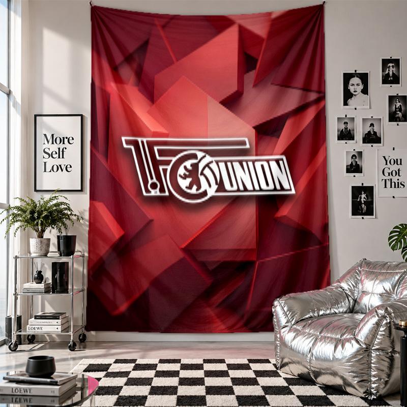 Union Berlin FC Wall Tapestry Home Decor Wall Hanging Cloth for Bedroom Living Room Background