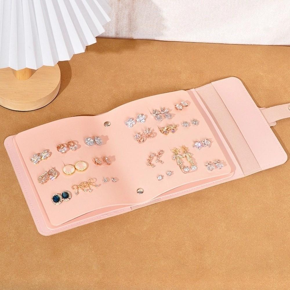 Creative Jewelry Organizer Book Multi-layer Book Type Storage Bag  Jewelry Organization