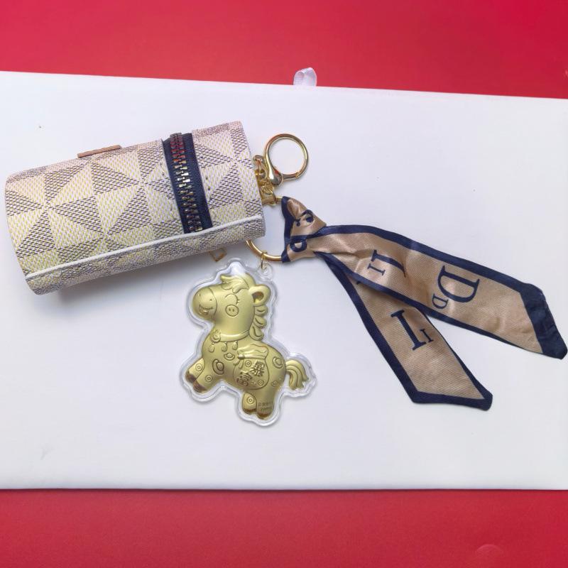999 Pure Gold Red Envelope Money Charm and Car Keychain