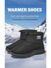 Women's Thick Sole Cotton Boots: High-top, Velvet-lined, Warm Snow Boots