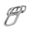 Mercedes-Benz W206 C-Class Exhaust Frame: Stainless Steel Silver, Four-Outlet Tail Pipe Set (2022 Model)