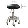 1pc Elastic PU Waterproof Round Stool Cover Bar Beauty Salon Chair Protective Cover Hotel Chair Slipcover