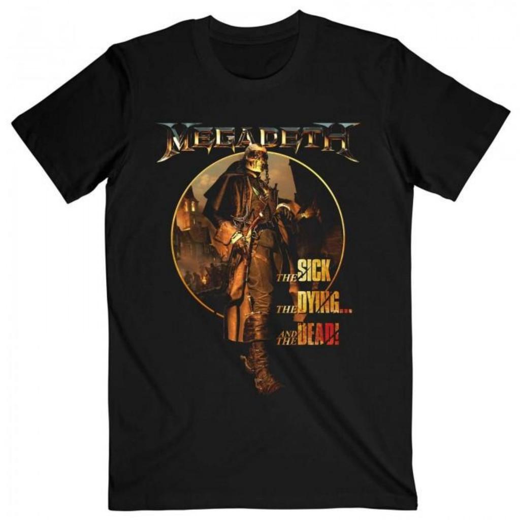 Megadeth Unisex Adult The Sick, The Dying And The Dead Album Cotton T-Shirt