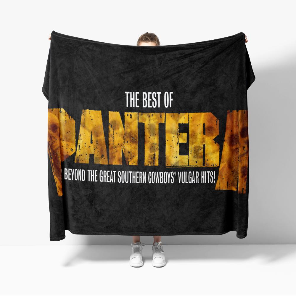 P-Pantera Flannel Blanket Sports for Sofa Decoration American Pop Hip Hop Throw Blankets Super Soft