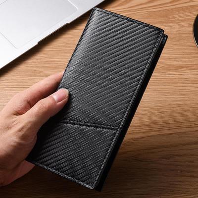 Portafoglio lungo da uomo: Grande capacità, slot multi-card, stile borsa casual