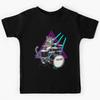 Cat Drummer - Rock Band Kitty Playing the Drums Kids T-Shirt