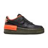 Women's Sneakers Air Force 1 Low Shadow Black Hyper Crimson Cargo Khaki (Women's)