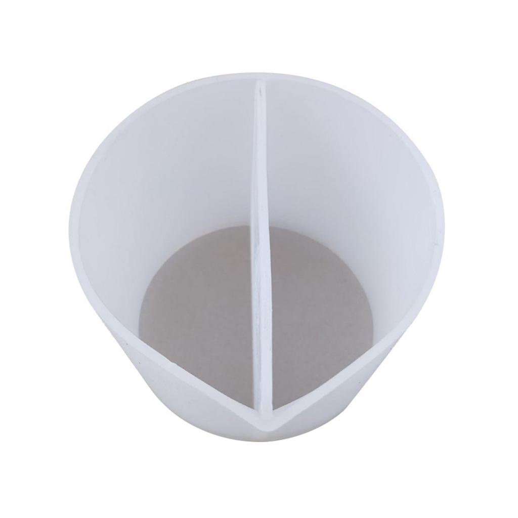 Mit Trennwänden Acrylharz Silikon Paint Pouring Becher geteilte Becher Fluid Pour Zubehör Tonwerkzeuge