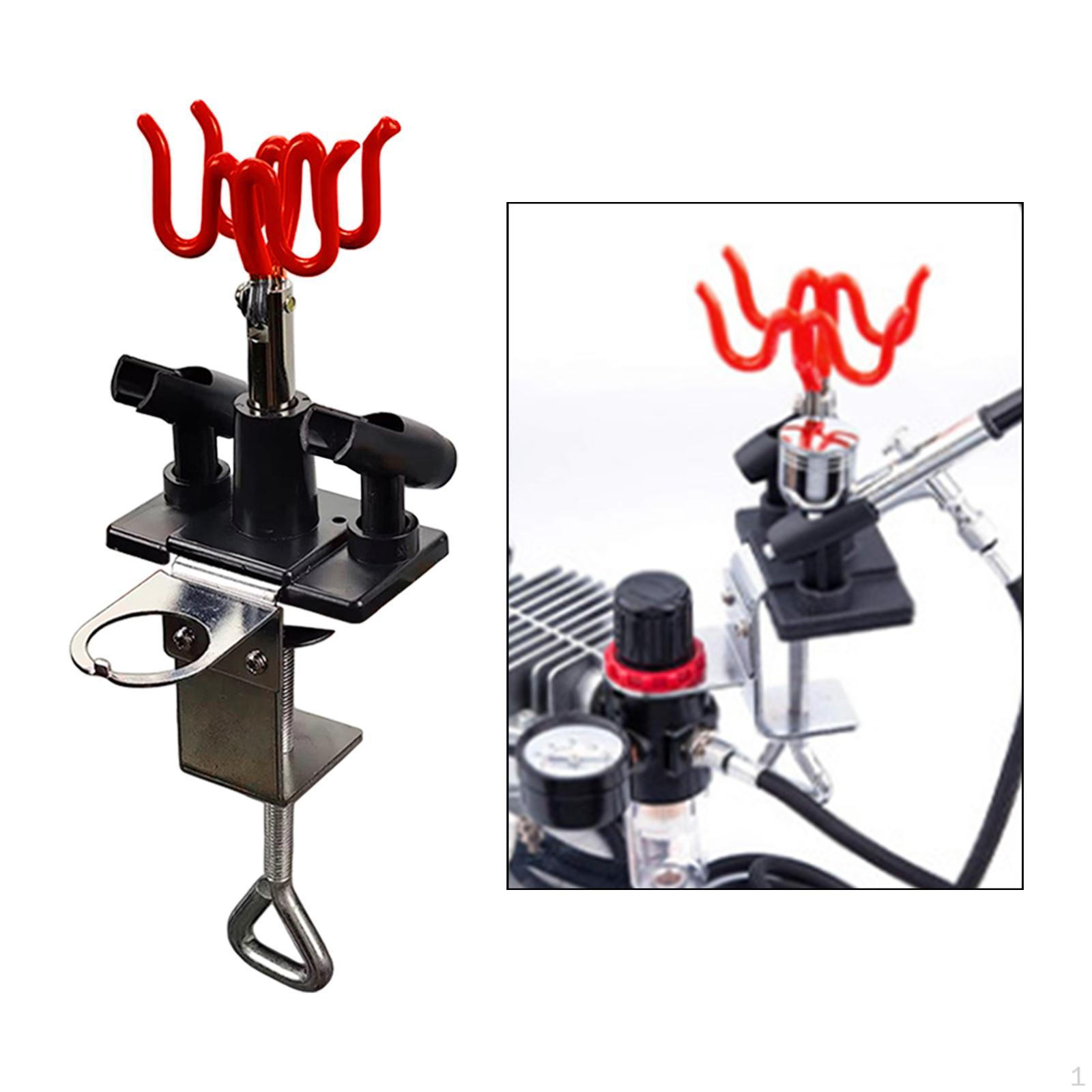 

Holder Stand Model Coloring Accessories Supplies Sturdy for Garage Workspace Table Mount Holds 4 es червоний