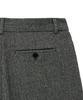 NOIRER Shining Wool Semi High-Waisted Pants (Gray)