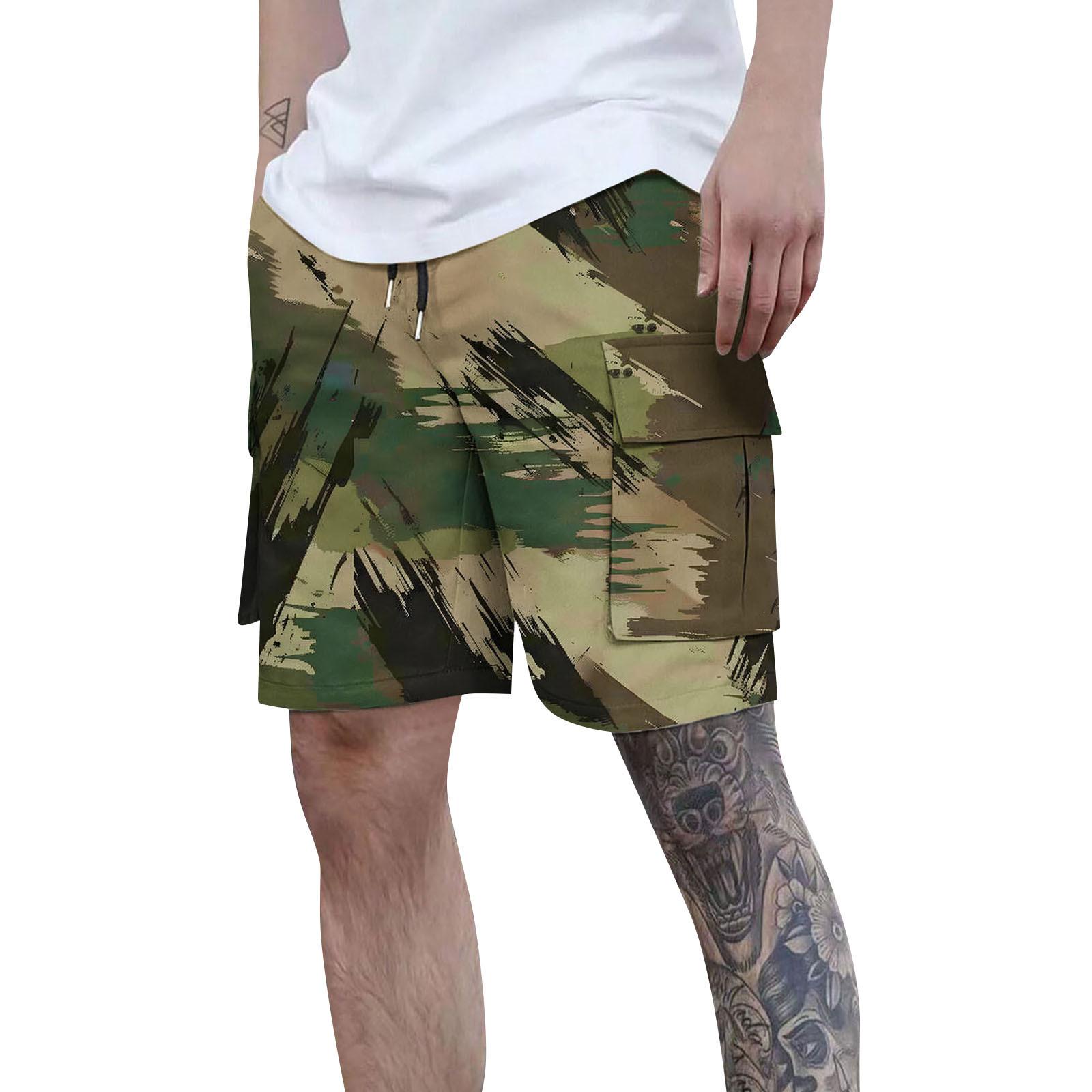 

Men s Sports Cotton Linen Casual Loose Shorts Casual Pajamas Pocket Jogging Shorts Pants XXXL