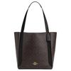 Coach Geantă Tote Hadley 31 cu Logo Imprimat din Piele Ecologică pentru Femei Nuc Negru CV997-IMXAQ