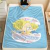 Coperta in Flanella con Stampa Personaggio One Piece, Alta qualità Confortevole per Tutte le Stagioni, Arredamento per la Casa, Calore e Comfort, Perfetta per Regali di Natale