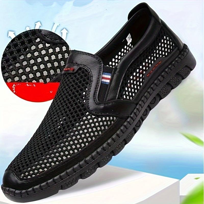 Men's Slip On Casual Shoes Non Slip Breathable All Seasons Outdoor Walking Camping Fishing All Seasons Comfy Durable