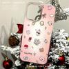 Painted Small Snowman Large Hole Shell Suitable for Apple 16 Mobile Phone Case IPhone 15 Promax Protective Case