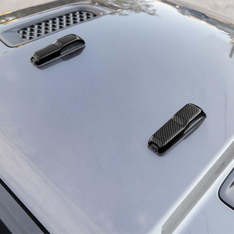  ABS Engine Hood Decoration Cover Sticker Fit For Jeep Wrangler JL For JT Gladiator 2018 Up  Car Exterior Accessories