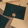 5pcs Thick Green Envelopes 250g High-grade Paper Envelopes Letter Pads Wedding Party Invitations Cards Postcards Cover Cash Bag