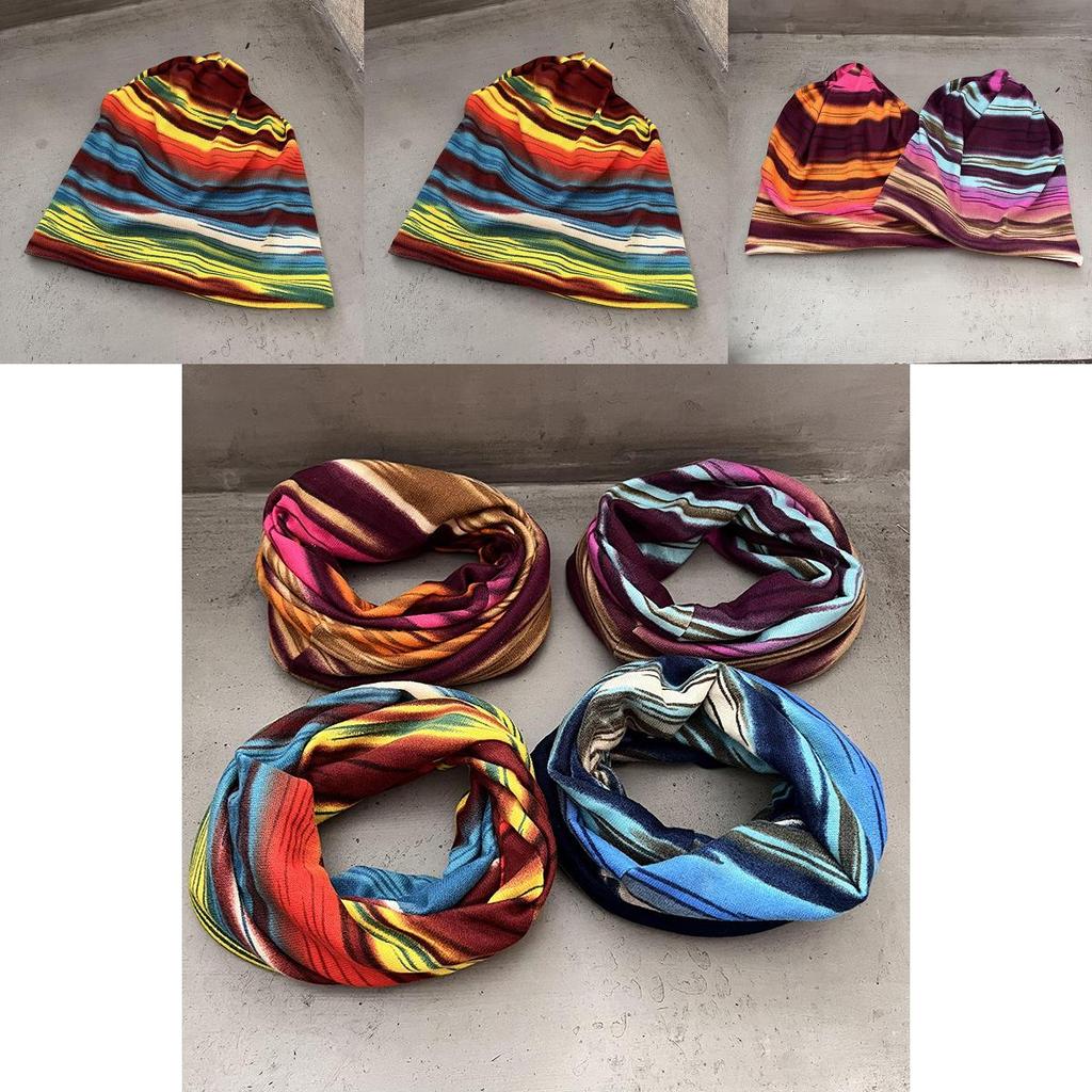 Unisex Fall Winter Beanie With Natural Pattern And Polyester Material For Daily Use