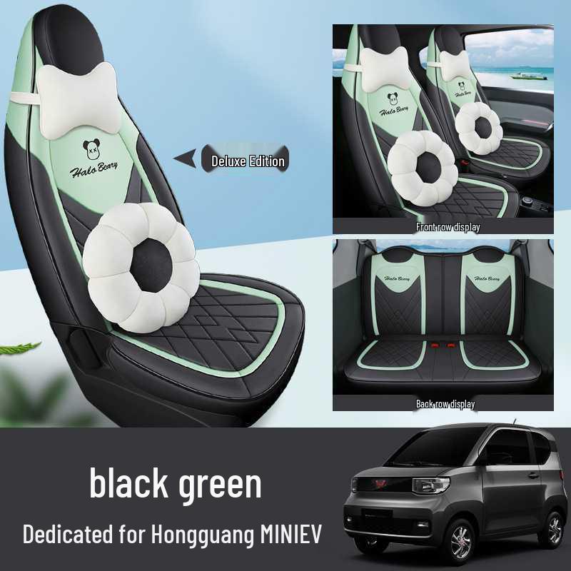 Wuling Hongguang MiniEV Macaron Seat Covers: Full Coverage, All-Season, 2020-2023