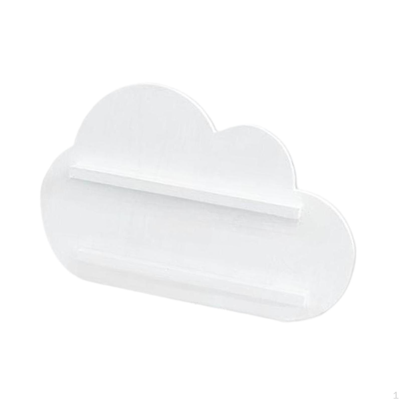 

Подставка для печенья, подставка для пончиков, деревянная, двухъярусная, для десертов, в форме облака, для кексов с печеньем белый