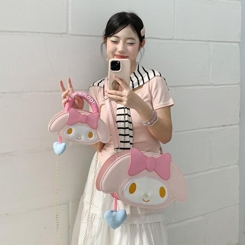 Cute Rabbit Mini Shoulder Messenger Bag Change Bag Cute Cartoon Girl Heart Cute Face Student Girlfriend Bag