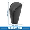 A ABSOPRO Speed Shift Knob Cover Automatic Transmission Lever Trim PU Black