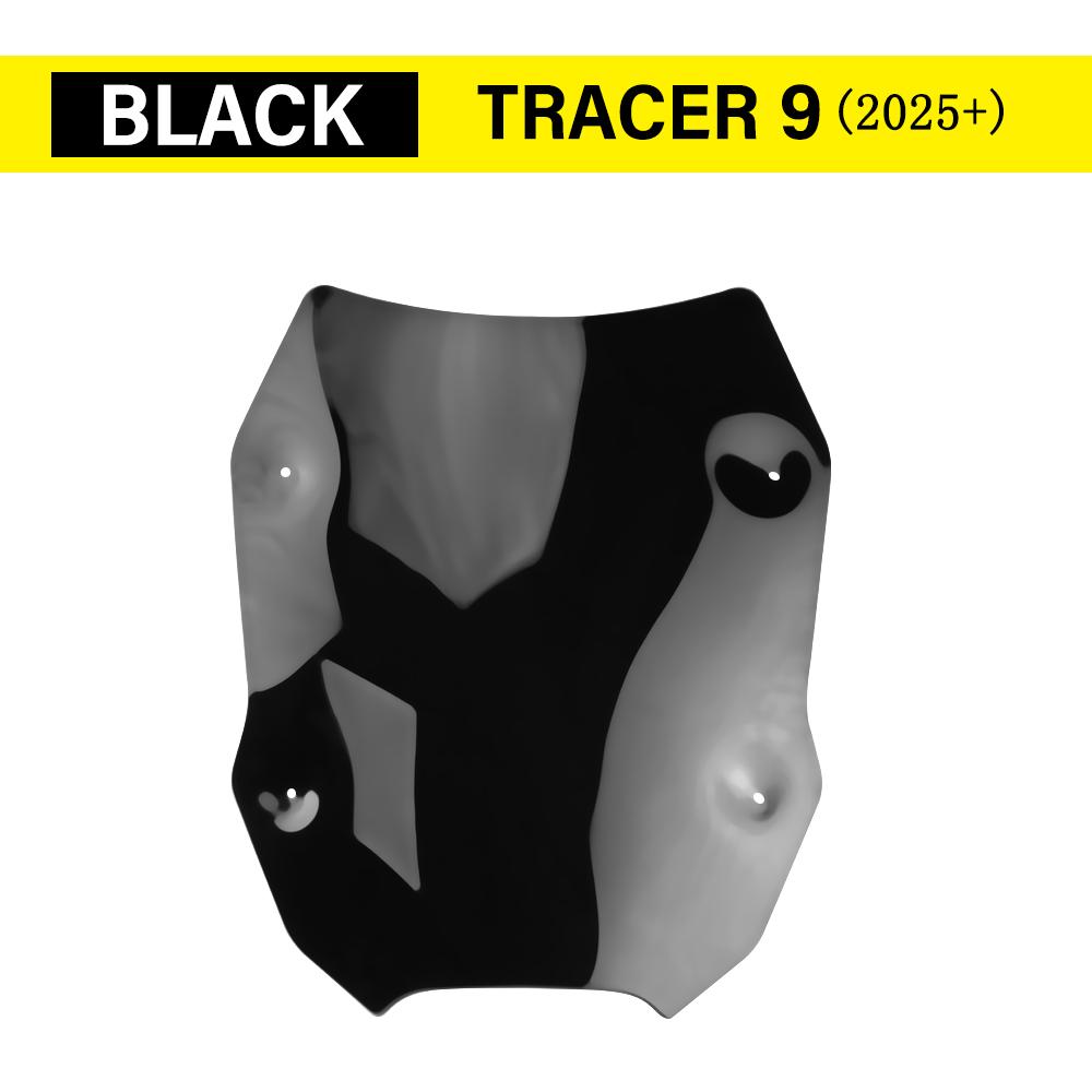 For YAMAHA TRACER 9 2025+ Motorcycle Sport Windscreen TRACER 9 GT 9GT GT+ Y-AMT Windshield Deflector Protector Wind Screen чёрный