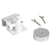 Original Mini-Dachrinnenhalterung Kompatibler Starlink-Rohradapter Verstellbares Aluminiumlegierungs-Montageset