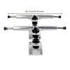 Truck per Longboard Lungo 9,25 Pollici con Baseplate Stabile Lega di Alluminio