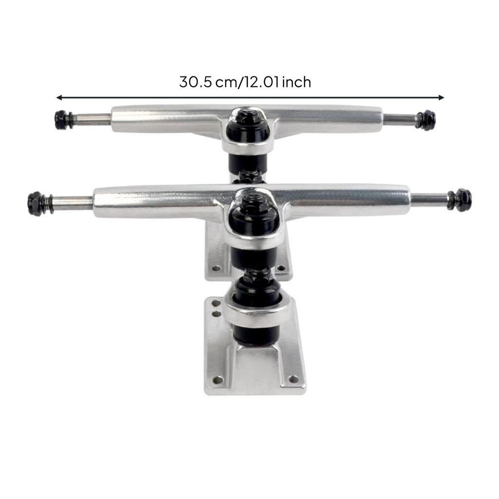 Truck per Longboard Lungo 9,25 Pollici con Baseplate Stabile Lega di Alluminio