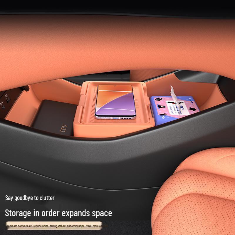 Compatible with Geely 25 Model Sea Lion 07 DMI: Lower Storage & Glasses Box for Center Console.