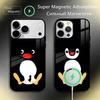 Süße Kawaii P-Pinguin Handyhülle Für iPhone17,16,15,14,13,12,11 Plus,Pro Max Für Magsafe Kabelloses Laden