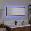 Mirror Artisan Oak 90 x 8.5 x 37 cm Particleboard