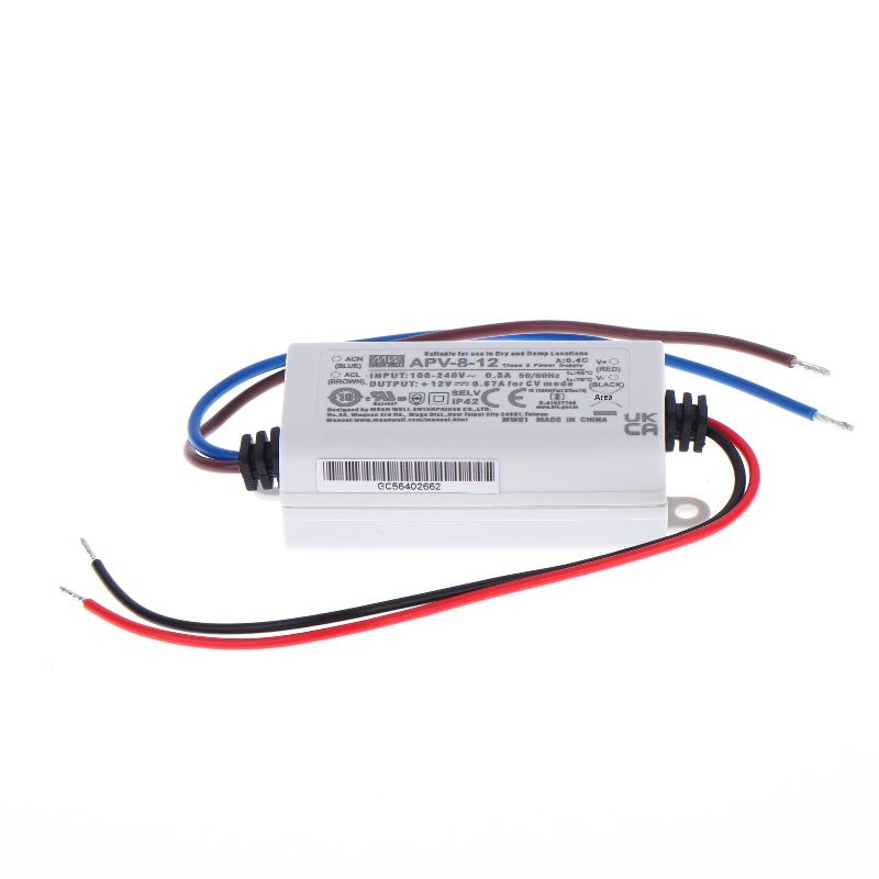 8W APV-8 Constant Voltage LED Driver Power Supply 5V 12V 24V for Residential and Commercial Lighting Retrofit