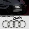 LED-Logo-Leuchte 249 273 285mm Kühlergrill Vorne Statisch Weißes Licht Wasserdicht Für Audi A3 A4 A5 A6 A7 A8 S3 S4 S5 S6 S7 TT Auto Stil