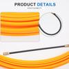 3mm Fiberglass Cable Puller Wall Wire Conduit Fish Tape Yellow Cable Cable guide Electrician Pushing Tape 5M/10M/20M/30M/50M