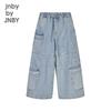 JNBY Kids' Spring Denim Long Pants