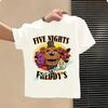 T-shirt FNAF Traspiranti Bambini Five Nights At Freddy Carino Top a Manica Corta Ragazzi Ragazze Moda Estiva T-shirt Abbigliamento Bambini