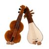 Cute Musical Plush Toy Soft Violin 30cm Guitar Pipa Tuning Fork Note Stuffed Doll Instrument Gift for Kid Music Lover Home Decor